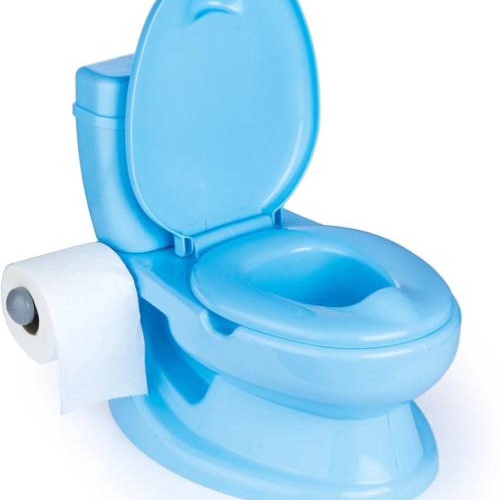 Olita tip WC, cu sunet, blue, 28x39x38cm - Dolu